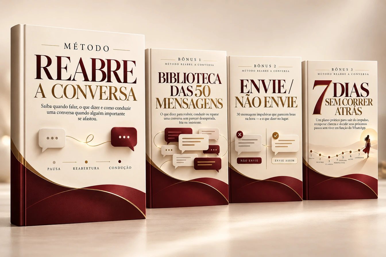 Método Reabre a Conversa e os 3 bônus